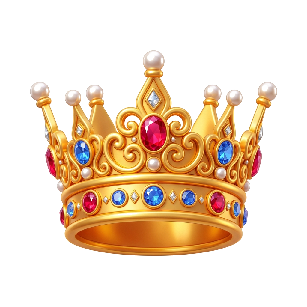 3D Crown League Icon