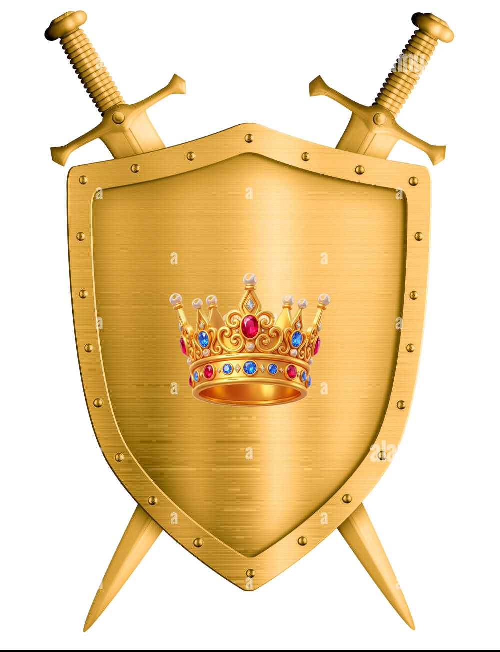 3D Gold Team Shield